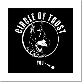 Doberman Circle of Trust Posters and Art